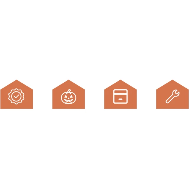 Гірлянда гарбузи паперова Ruhhy 3 м Orange (5900779956988)