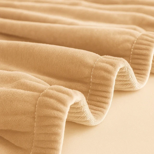 Чохол на диван еластичний оксамитовий Ruhhy 145-185 см Beige (5900779956995)