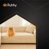 Чохол на диван еластичний оксамитовий Ruhhy 145-185 см Beige (5900779956995)