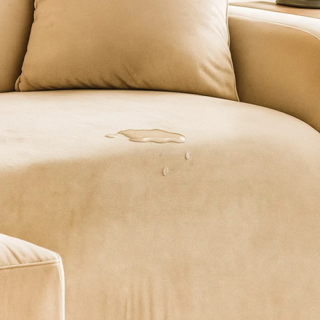 Чохол на диван еластичний оксамитовий Ruhhy 145-185 см Beige (5900779956995)