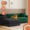 Чехол на диван эластичный бархатный Ruhhy 145-185 см Green (5900779957008)