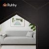 Чохол на диван еластичний оксамитовий Ruhhy 145-185 см Light Grey (5900779957015)