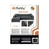 Чохол на диван еластичний оксамитовий Ruhhy 145-185 см Dark Grey (5900779957022)