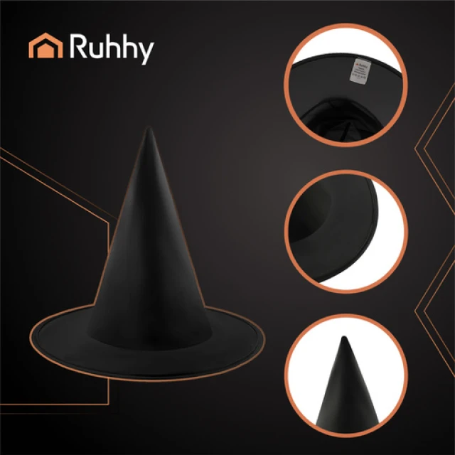 Капелюх відьми Ruhhy Black (5900779957084)