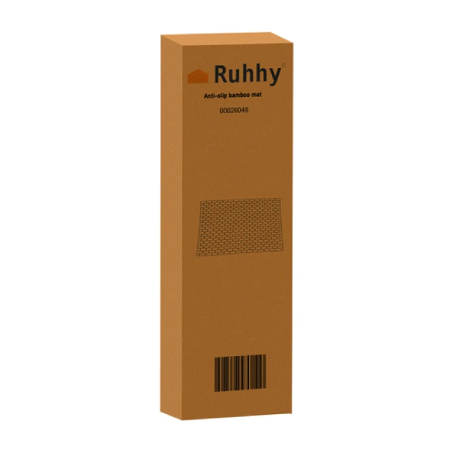Килимок для ванної бамбуковий протиковзний Ruhhy 80x50 см (5900779957091)