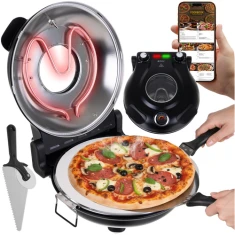 Піч для піци Ruhhy 1200 Вт 420°C з керамічним каменем (5900779957114)