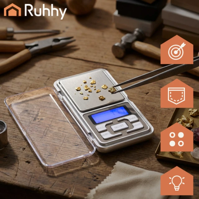 Ваги кишенькові Ruhhy 200 г / 0,01 г (5900779957367)