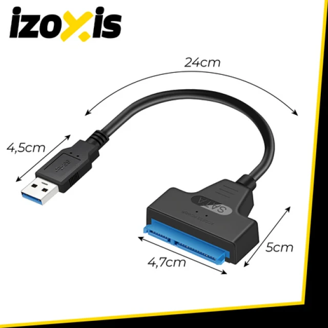 Адаптер Izoxis USB to SATA 3.0 (5900779957398)
