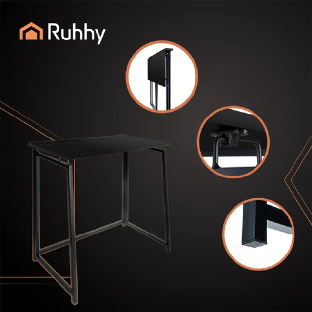 Стіл складний дерев'яний Ruhhy 26117 Black (5900779957503)