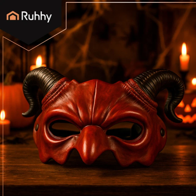 Маска карнавальна Демон Ruhhy Red (5900779957558)
