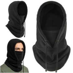 Комплект зимовий шапка та шарф-труба Trizand Black (5900779957596)