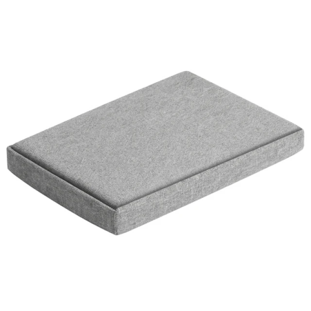 Пуф тканинний з відділенням для зберігання Ruhhy 76x38x38 см Gray (5900779957626)