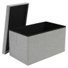 Пуф тканинний з відділенням для зберігання Ruhhy 76x38x38 см Gray (5900779957626)