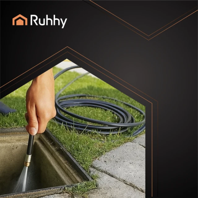 Шланг для очищення труб з адаптером Ruhhy 20 м (5900779957640)