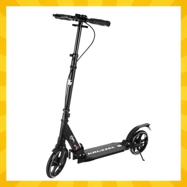 Самокат Kruzzel Hyperion колеса 200 мм Black (5900779957701)