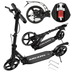 Самокат Kruzzel Hyperion колеса 200 мм Black (5900779957701)
