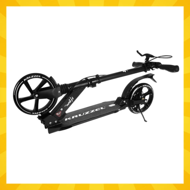 Самокат Kruzzel Hyperion колеса 200 мм Black (5900779957701)