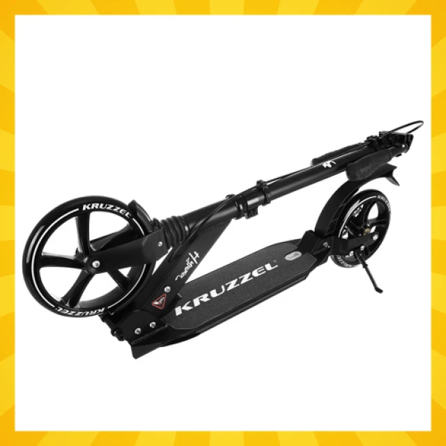 Самокат Kruzzel Hyperion колеса 200 мм Black (5900779957701)