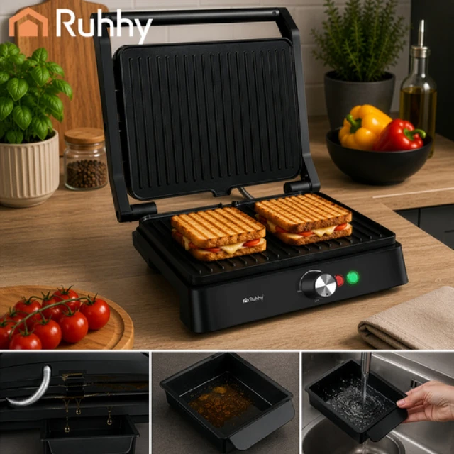 Електрогриль Ruhhy 2000 Вт (5900779957893)