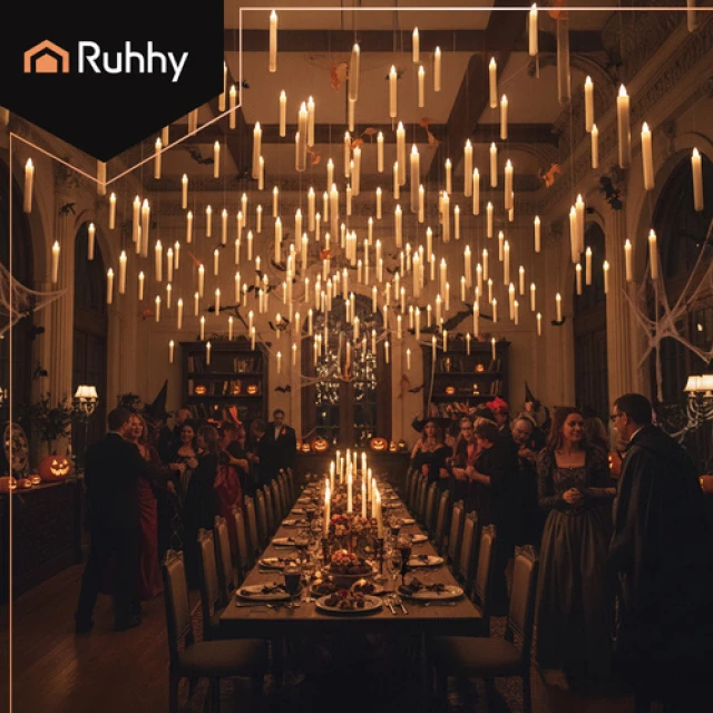 Светодиодная свечка с пультом Ruhhy 12 шт (5900779957909)