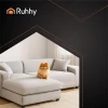 Чехол на диван эластичный бархатный Ruhhy 190-230 см Light Grey (5900779957954)