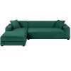 Чохол на кутовий диван Ruhhy 190-230 см Dark Green (5900779957961)