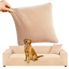 Чехол на диван эластичный бархатный Ruhhy 190-230 см Beige (5900779957978)