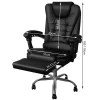 Офісне крісло з підставкою для ніг Malatec Black (5900779958050)