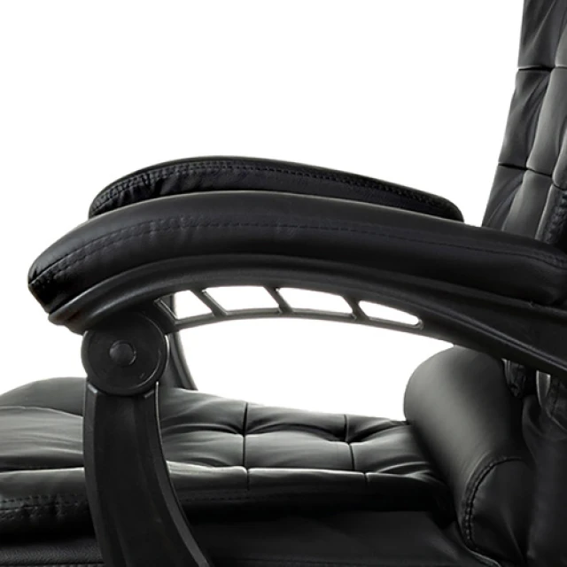 Офісне крісло з підставкою для ніг Malatec Black (5900779958050)