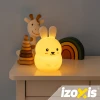 Нічник дитячий Кролик Izoxis LED RGB силіконовий з пультом ДК USB (5900779958104)