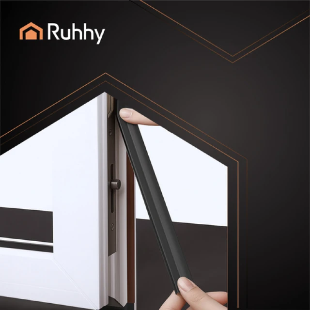Ущільнювач самоклеючий для вікон і дверей Ruhhy Black (5900779958357)