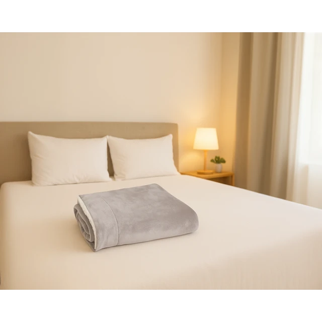 Плед двосторонній Ruhhy 150x200 см Light Grey (5900779958449)