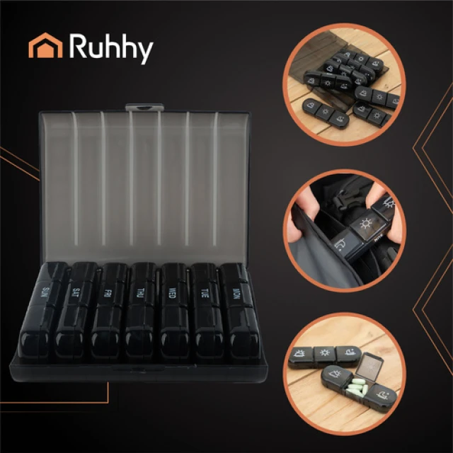 Органайзер для ліків Ruhhy 26346 на 7 днів (5900779958791)