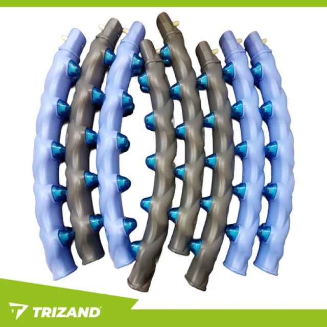 Обруч масажний з магнітними шипами Trizand 110 см 80 шипів (5900779958807)