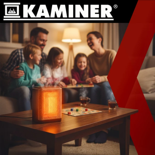 Тепловентилятор Kaminer Lumni керамічний PTC 1500 Вт (5900779958883)