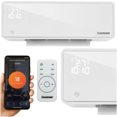 Повітряна завіса Kaminer Zelvion настінна Wi-Fi White (5900779959019)