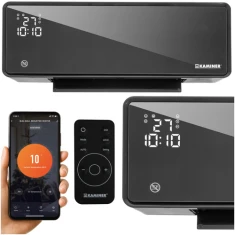 Повітряна завіса Kaminer Zelvion настінна з WiFi 2000 Вт White (5900779959026)