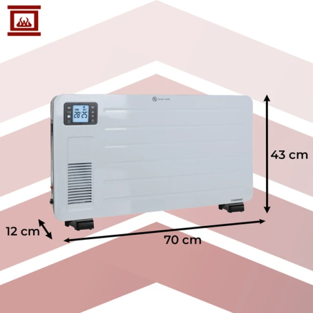 Конвектор Kaminer Ziflo 2300 Вт з WiFi White (5900779959057)