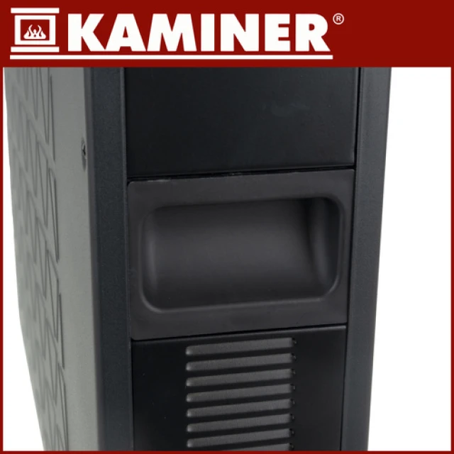 Grzejnik elektryczny- czarny Ziflo Kaminer 26403
