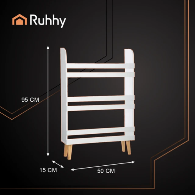 Стеллаж для игрушек и книг Ruhhy 3 полки (5900779959132)