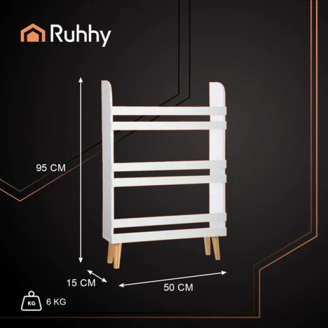 Стеллаж для игрушек и книг Ruhhy 3 полки (5900779959132)