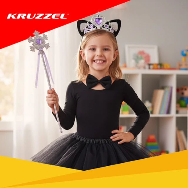 Костюм кішки Kruzzel 7 шт Black (5900779959330)