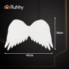 Крила янгола Ruhhy 2 шт 50 x 35 см з німбом White (5900779959392)