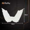 Крила янгола Ruhhy 2 шт 70 x 45 см з німбом White (5900779959408)