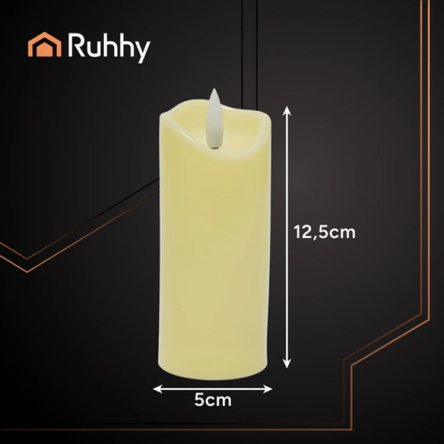 Світлодіодна свічка Ruhhy 12,5 см 4 шт (5900779959446)