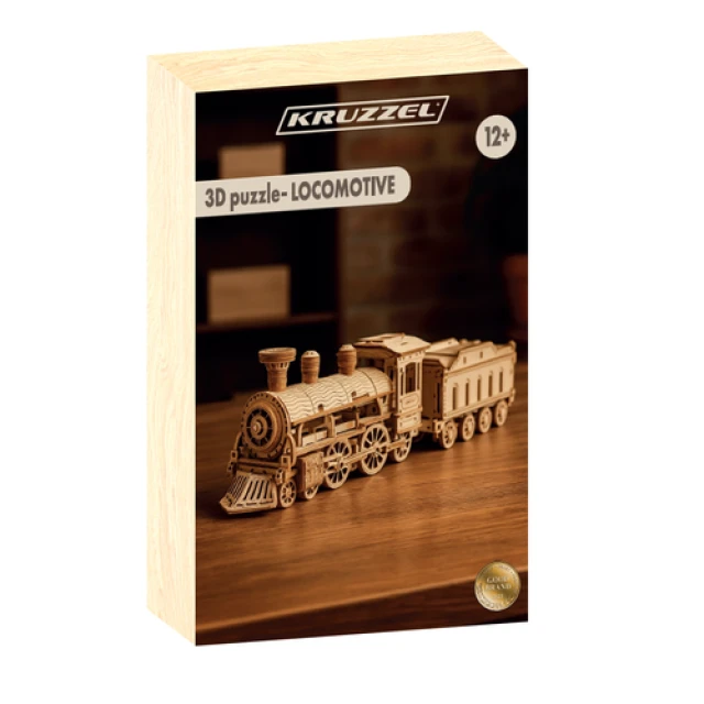 Пазл Kruzzel 3D Паровоз з тендером (5900779959637)