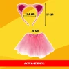 Костюм кішки Kruzzel 4 шт Pink (5900779959651)