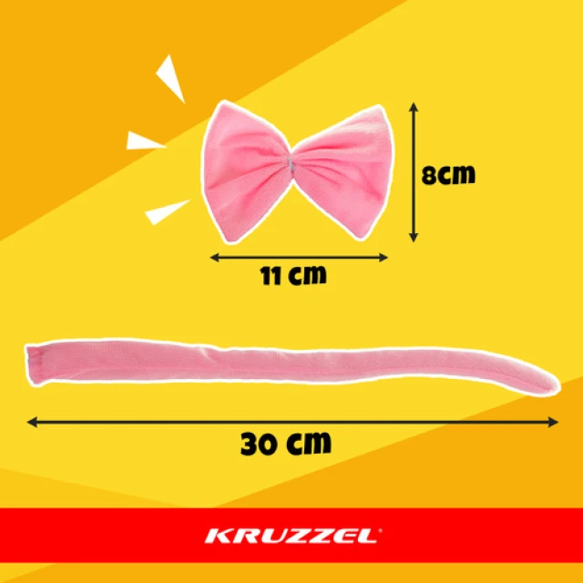 Костюм кішки Kruzzel 4 шт Pink (5900779959651)