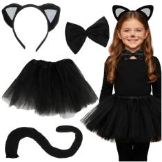Костюм кішки Kruzzel 4 шт Black (5900779959668)