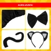 Костюм кошки Kruzzel 4 шт Black (5900779959668)